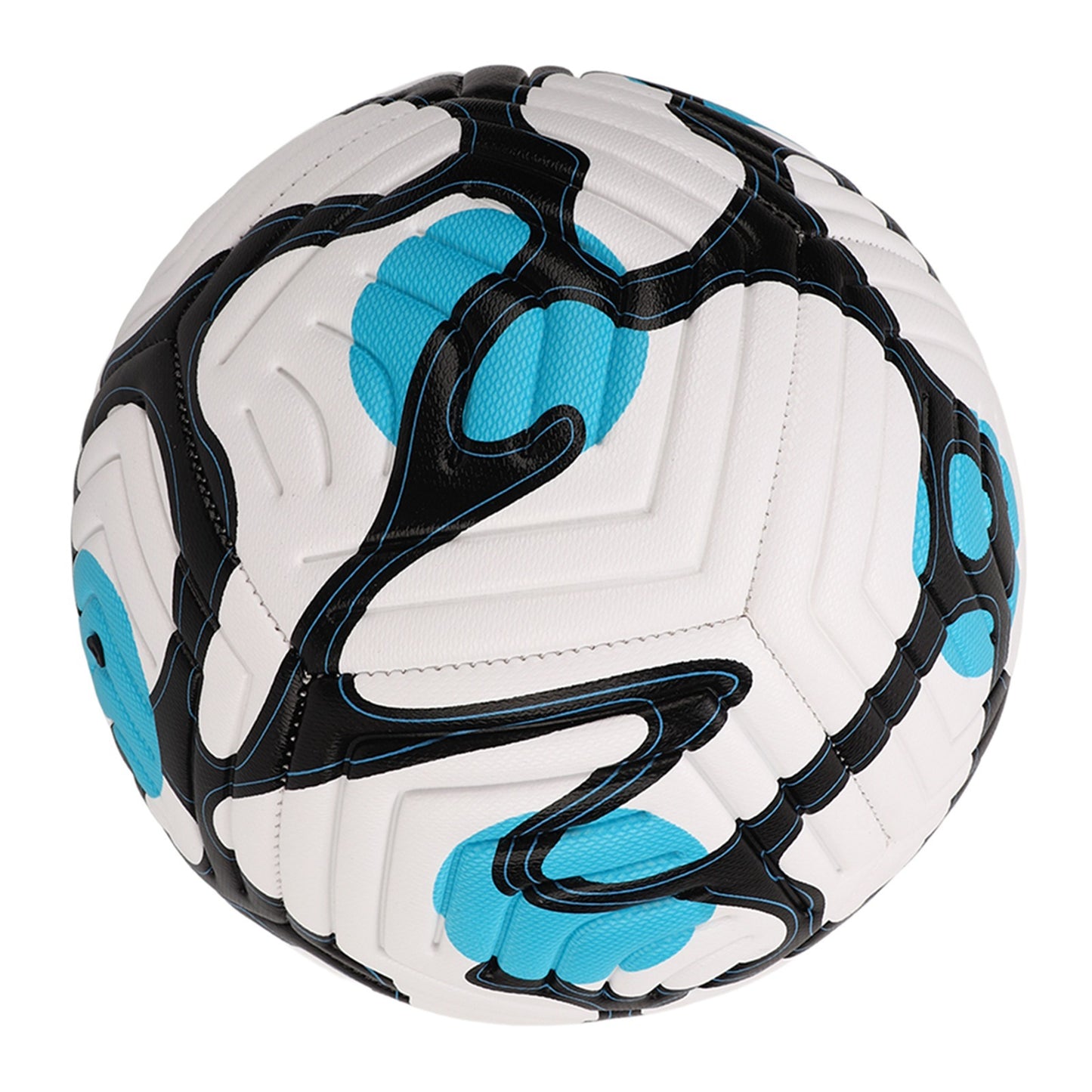 No. 5 Soccer Indentation Adult Training Soccer Standard English Football for Soccer Games Practice Blue