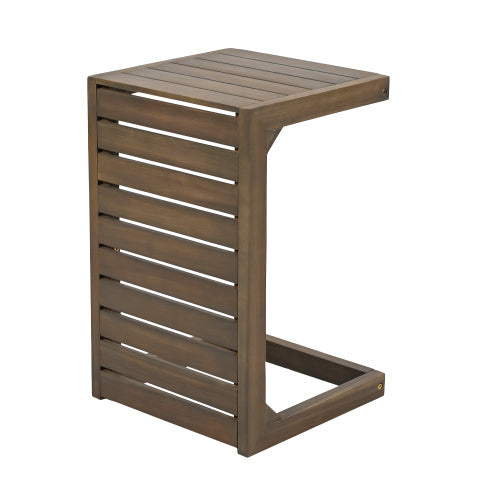 C-shape End Table Grey