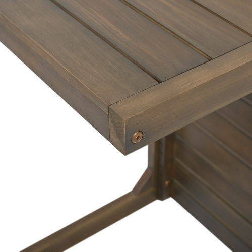 C-shape End Table Grey