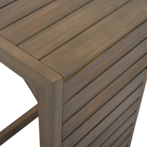 C-shape End Table Grey
