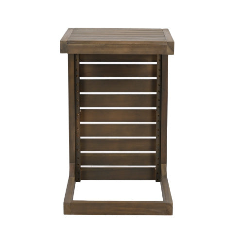 C-shape End Table Grey
