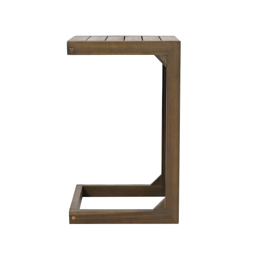 C-shape End Table Grey