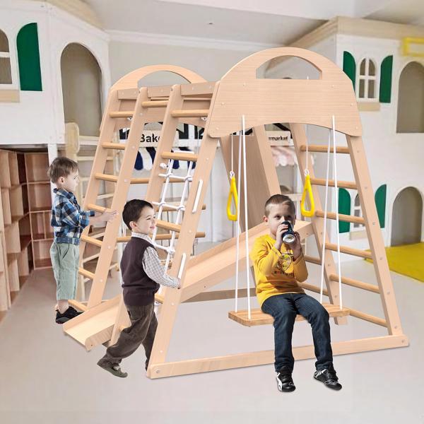 Indoor Playground 7-in-1 Jungle Gym Toy Set
