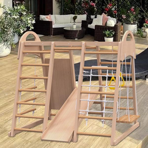 Indoor Playground 7-in-1 Jungle Gym Toy Set