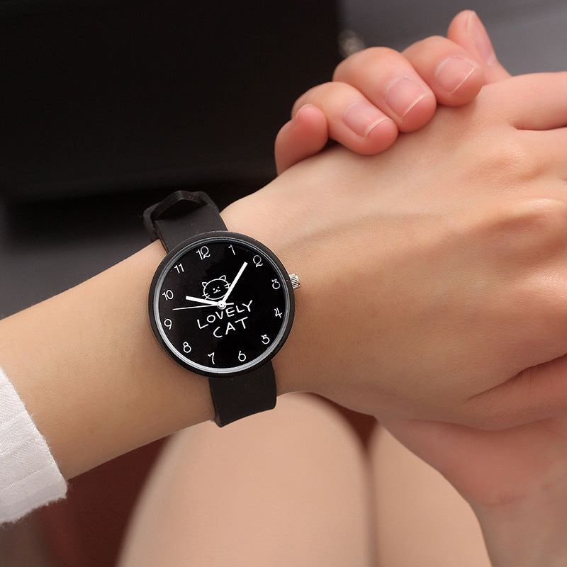 Korean fashion small dial ladies thin strap student watch personality trend female models