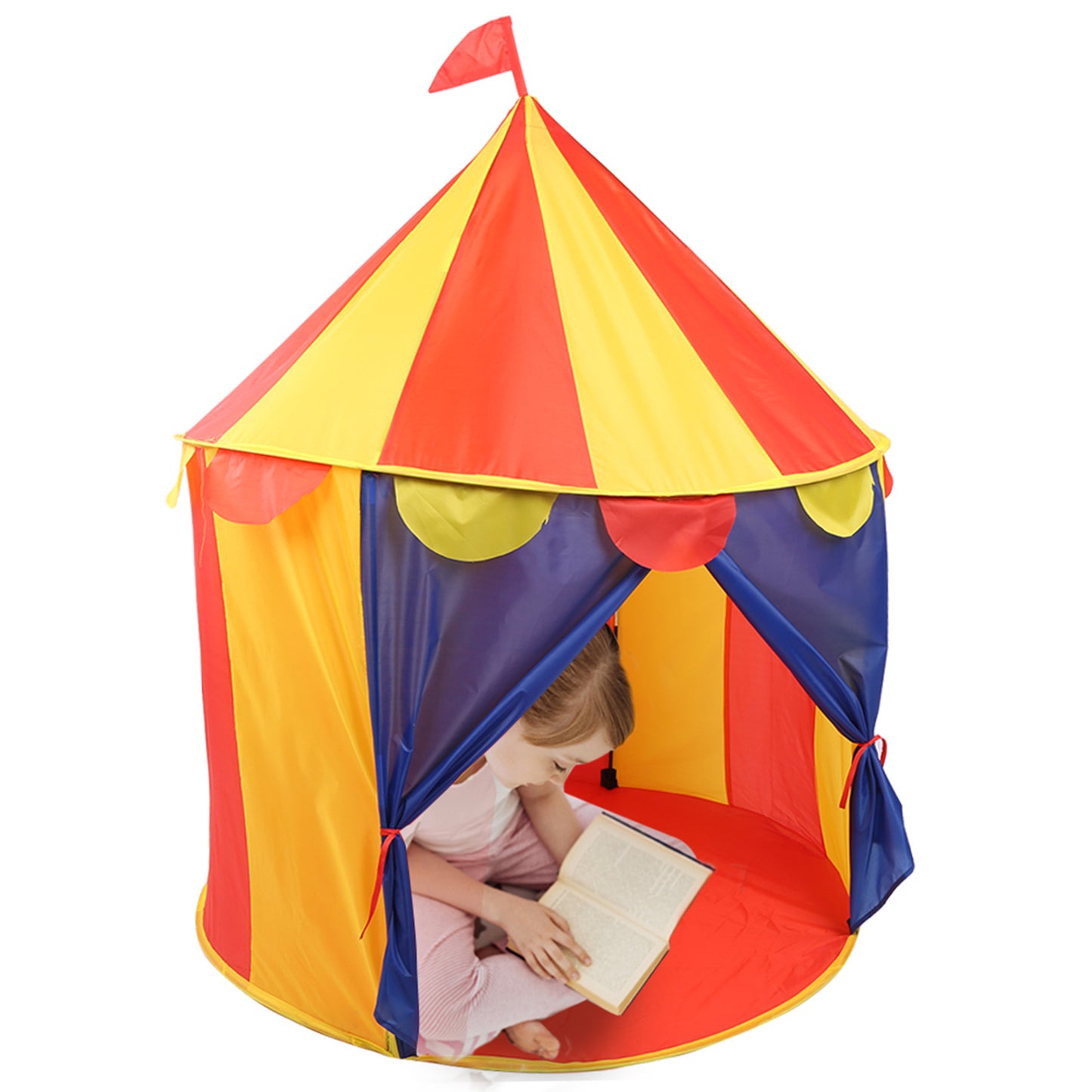 Portable Foldable Children Tent Indoor Outdoor Castle Tent  Room Play House AccessoryCastle Tent