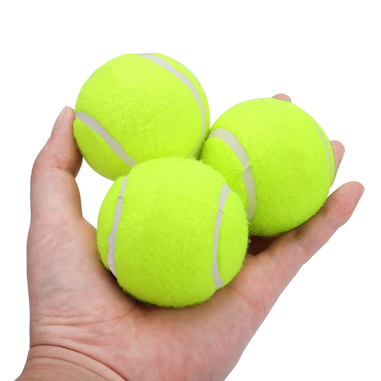 3 Pcs Tennis Ball Prctice Balls for Competition Training Exercises Entertainment