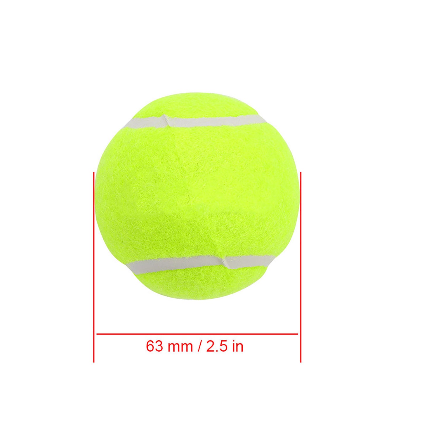 3 Pcs Tennis Ball Prctice Balls for Competition Training Exercises Entertainment