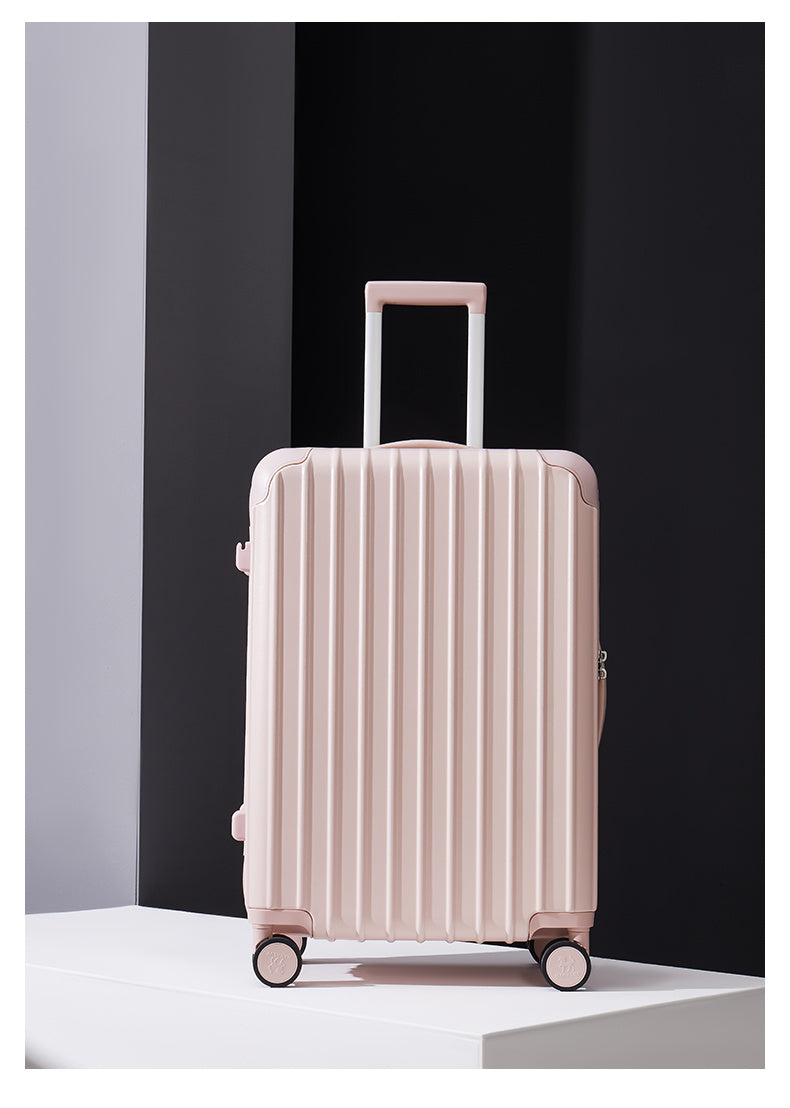 Luggage Trolley Boarding Travel Suitcase With Combination Lock