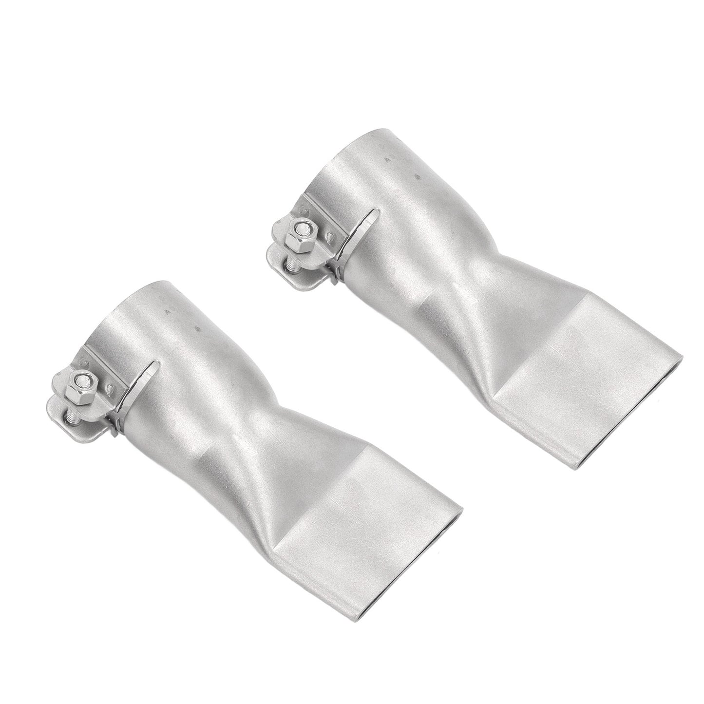 2Pcs 40mm Flat Wide Mouth Welding Nozzle Stainless Steel Heat Resistant Heat Gun Welding Nozzle