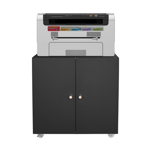 Printer Table With File Door Moves Horizontal Filing Cabinet