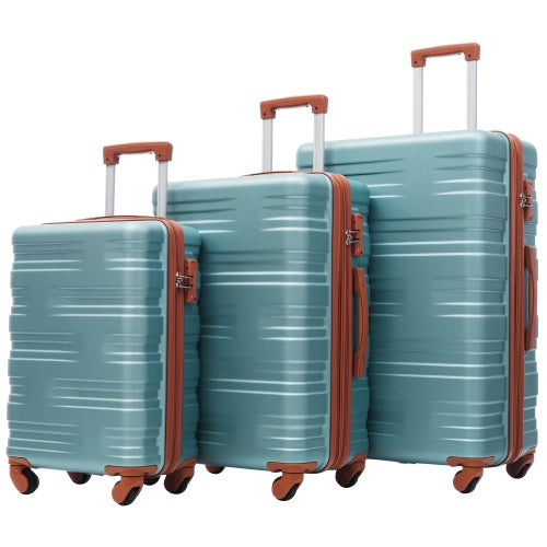 Hardshell Luggage Sets 3 Pcs Spinner Suitcase With TSA Lock Lightweight 20x24x28