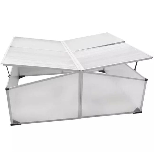 vidaXL Cold Frame 4 Lids 108x110x41 cm