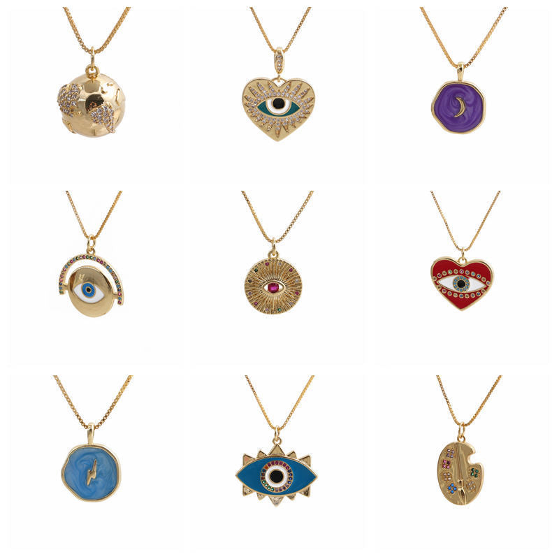 Gold Color Zircon Ornament Irregular Ladies