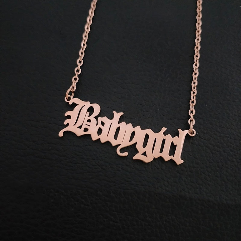 Creative babygirl english alphabet items