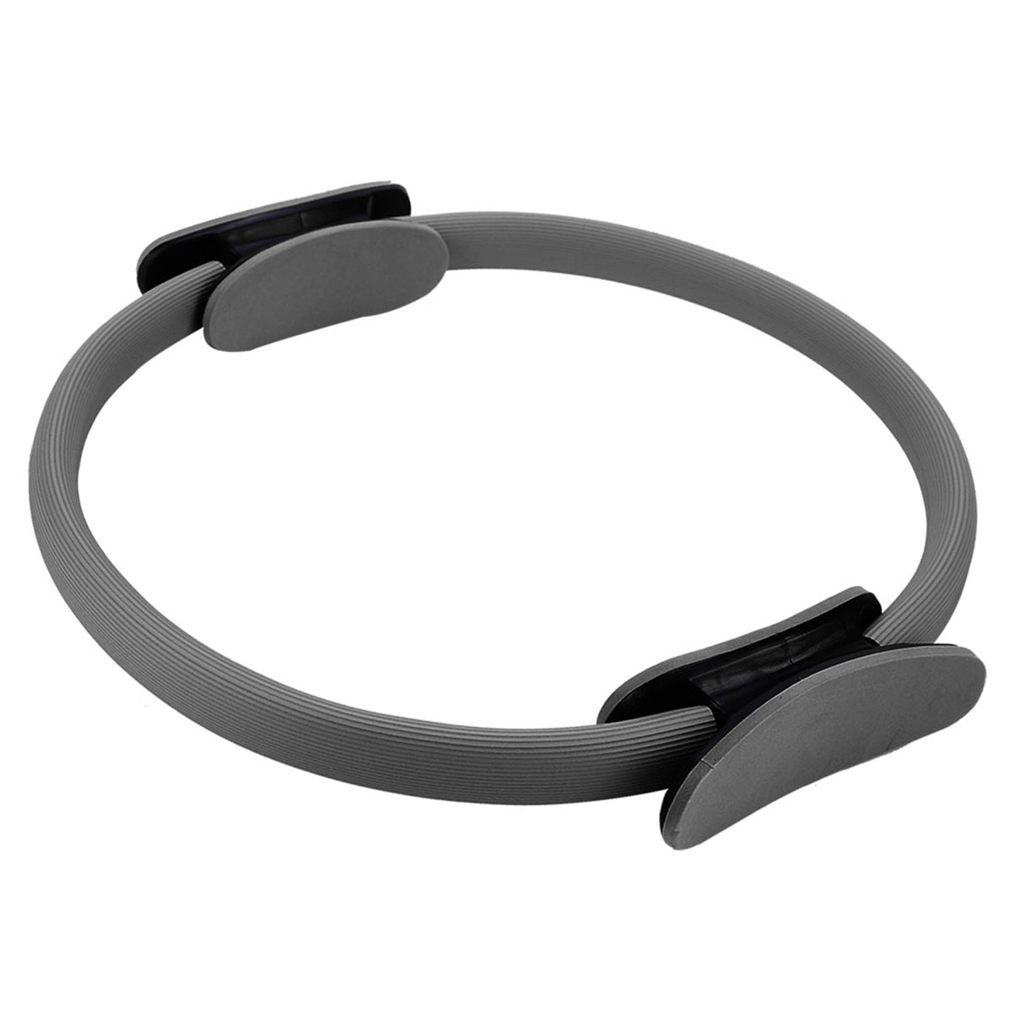 4 Colors Dual Grip Yoga Pilates Ring Resistance Circle for Thighs and Legs Fitness Black