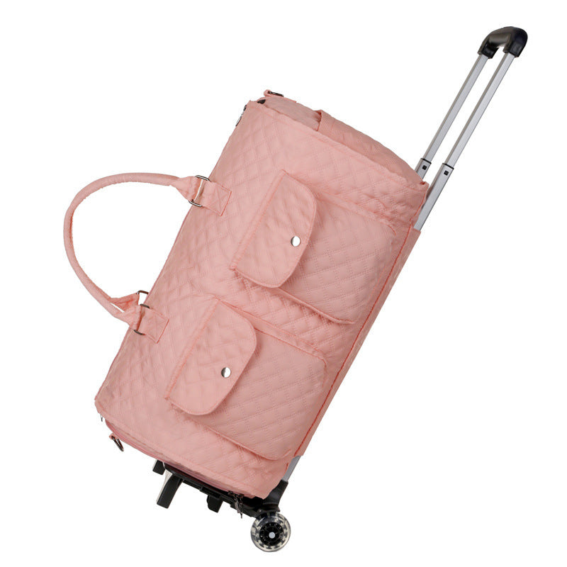 Luggage Bag With Shoe Bag Coat Storage Bag Shoulder Hang Trolley
