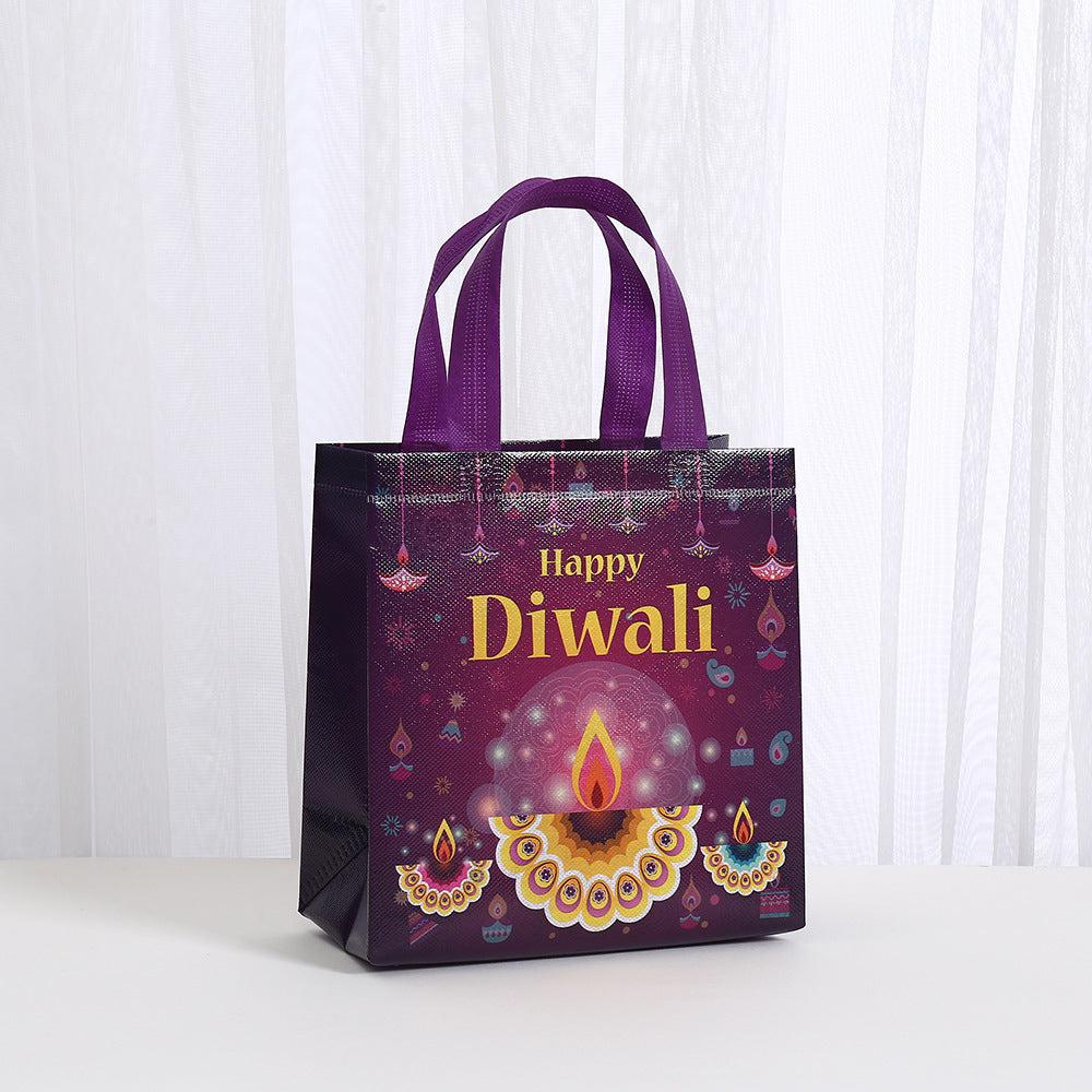 Waterproof Takeaway Shopping Bags Indian Festival Hand