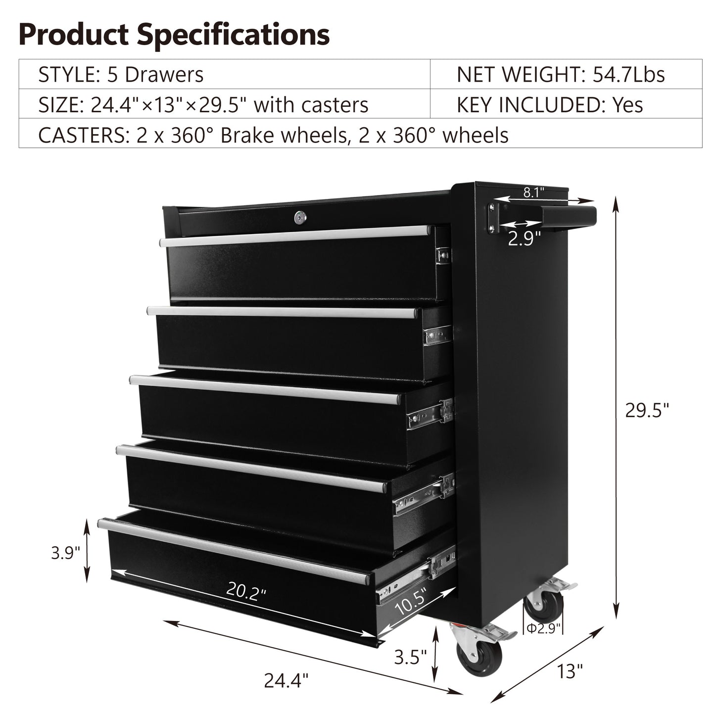 Metal Tool Storage Box