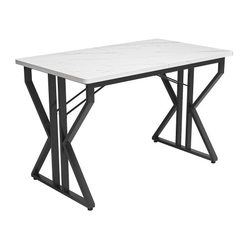 Fiberboard Metal Base Dining Table