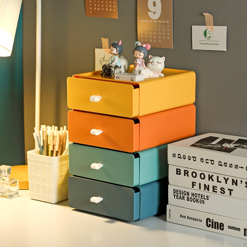 Desktop Superimposed Drawer Storage Office Dormitory