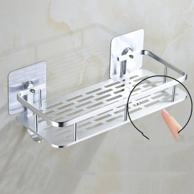Bathroom Bathroom Storage Rack Wall Bath Room Storage Rack Punch-free