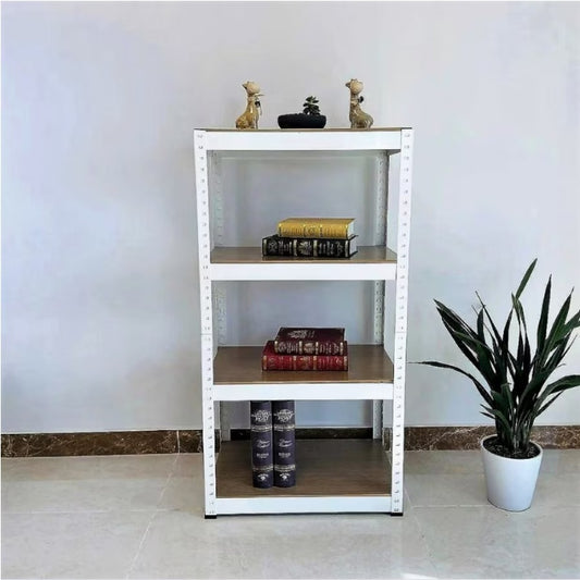 Storage Racks - 4 Tier Adjustable Garage Storage Racks White