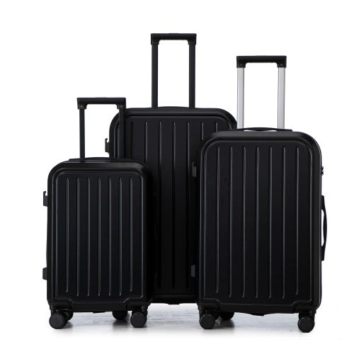 20  24   28in ABS  Spinner Wheel Luggage, Carry On Suitcase, With Cup Holder  USB Port