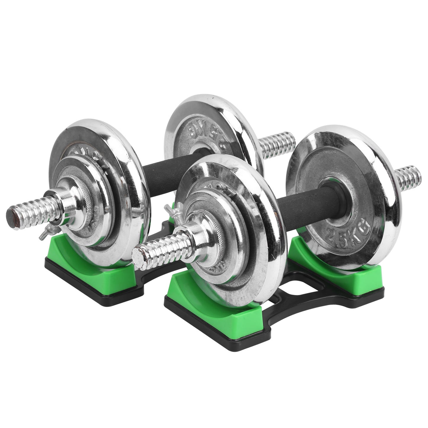 1Pair Dumbbell Bracket Mat Storage Frame Stand Floor Protection Holder Fitness Equipment S