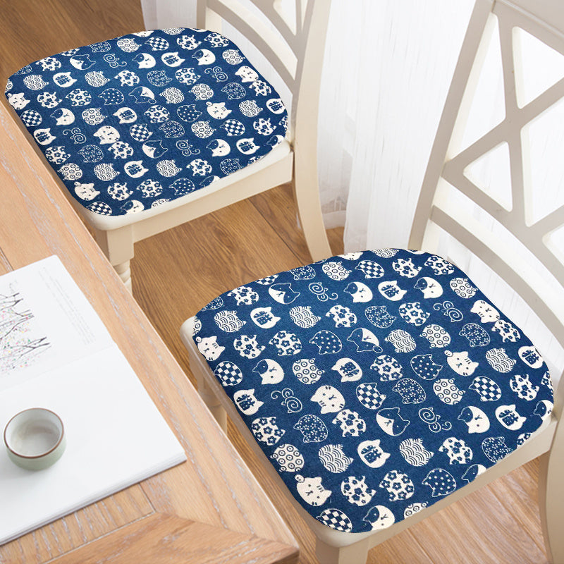 Household Removable And Washable Dining Table And Chair Non-slip Cushion