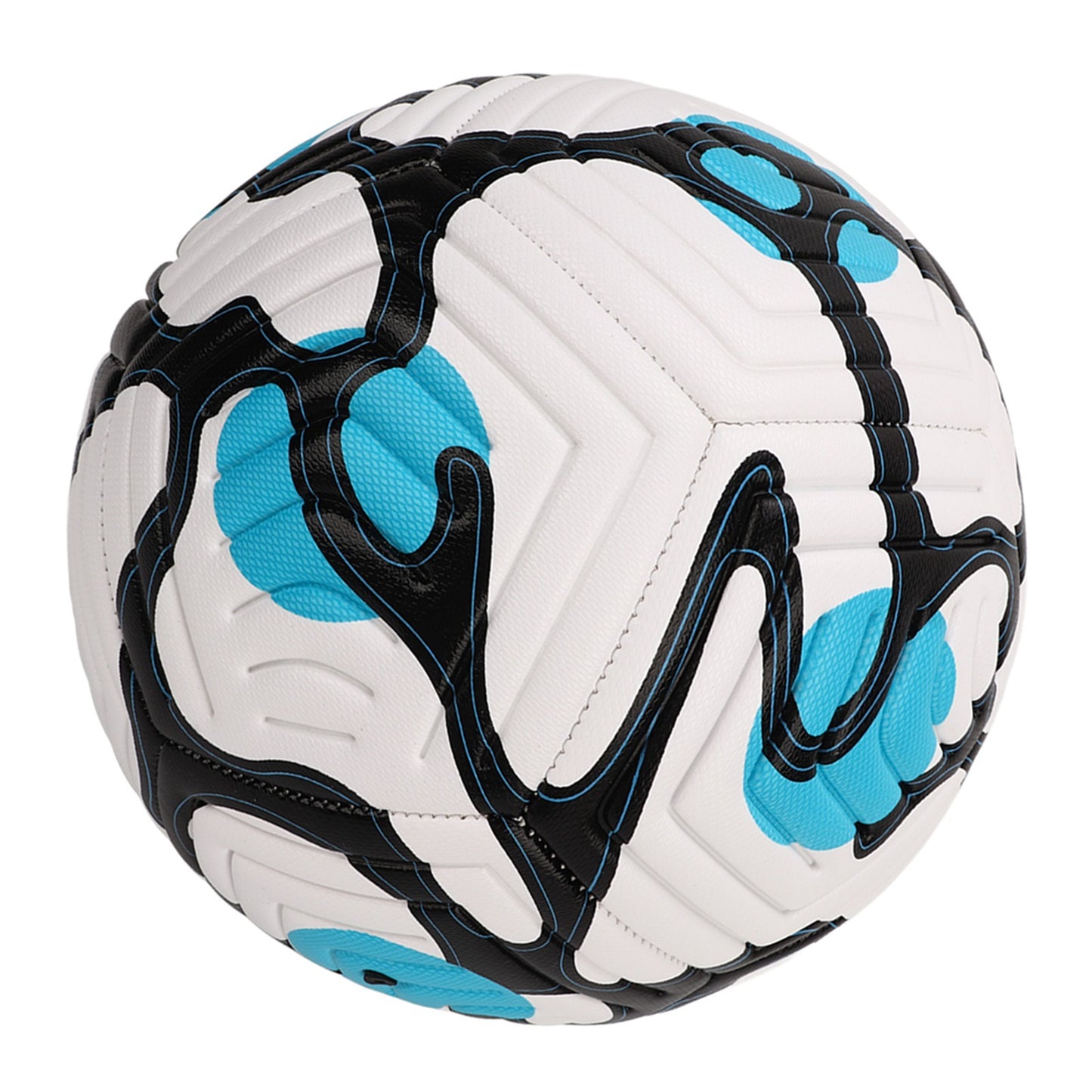 No. 5 Soccer Indentation Adult Training Soccer Standard English Football for Soccer Games Practice Blue