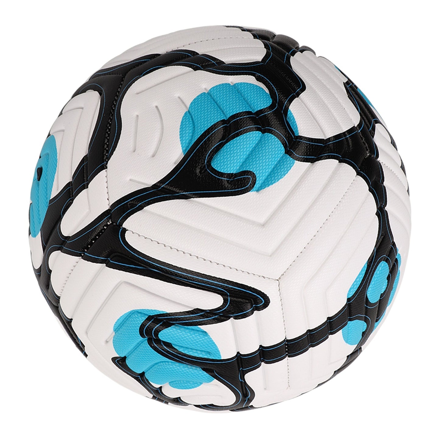 No. 5 Soccer Indentation Adult Training Soccer Standard English Football for Soccer Games Practice Blue