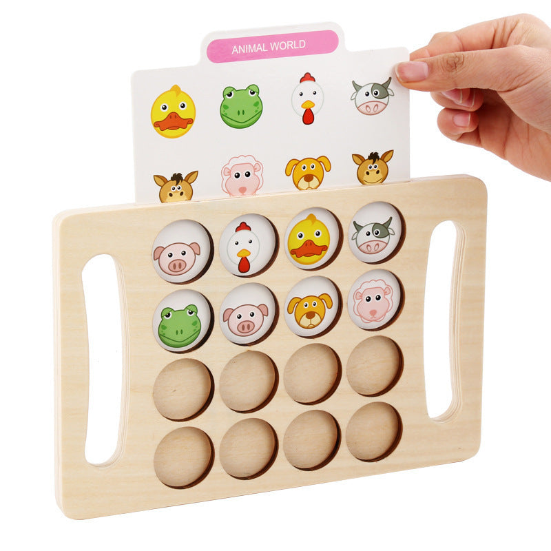 Intellectual Development Wooden Children's Memory Chess