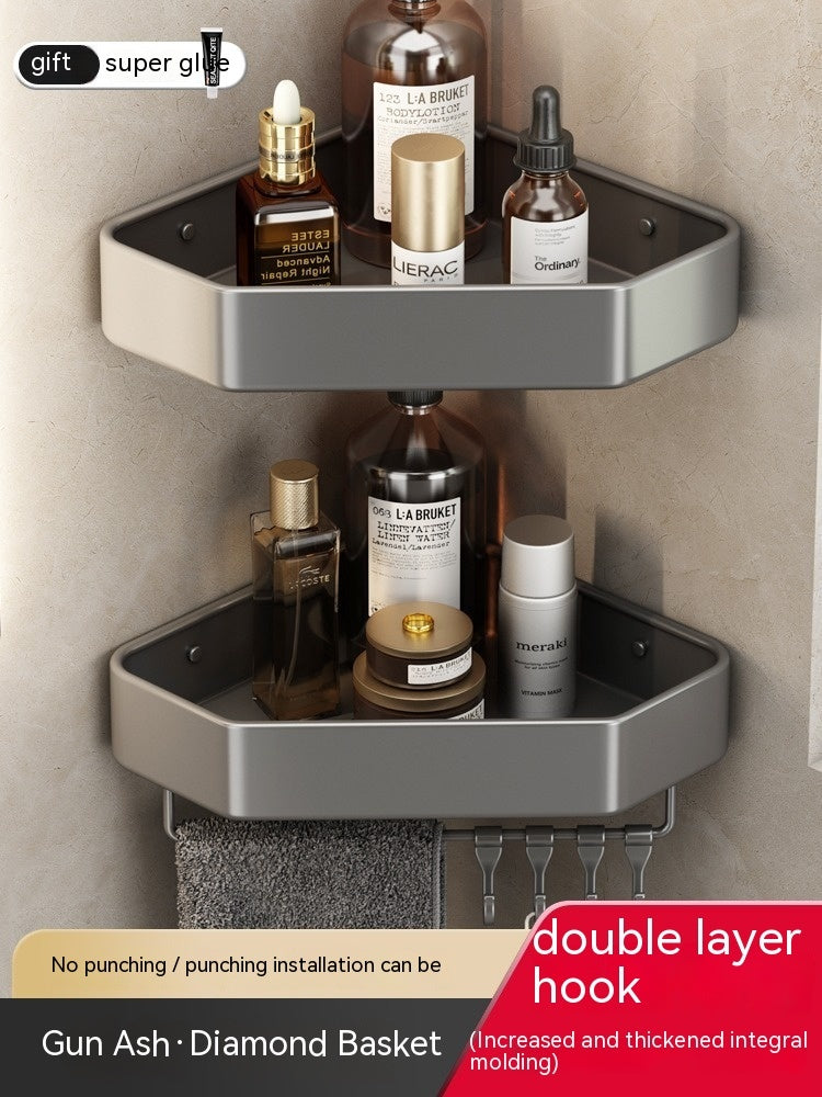 Bathroom Rack Punch-free Corner