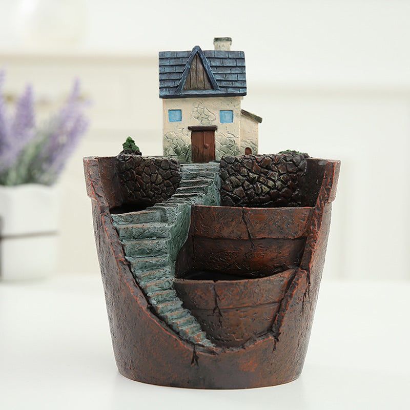 Succulent Ornament Decoration Garden Micro Landscape Plant Bonsai Flower Pot