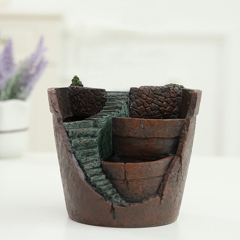 Succulent Ornament Decoration Garden Micro Landscape Plant Bonsai Flower Pot