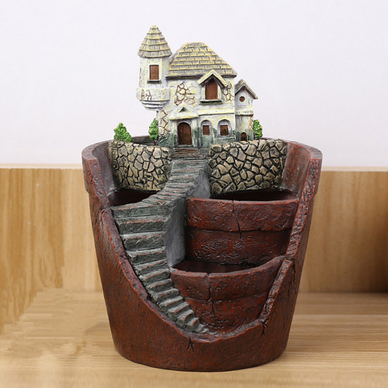Succulent Ornament Decoration Garden Micro Landscape Plant Bonsai Flower Pot