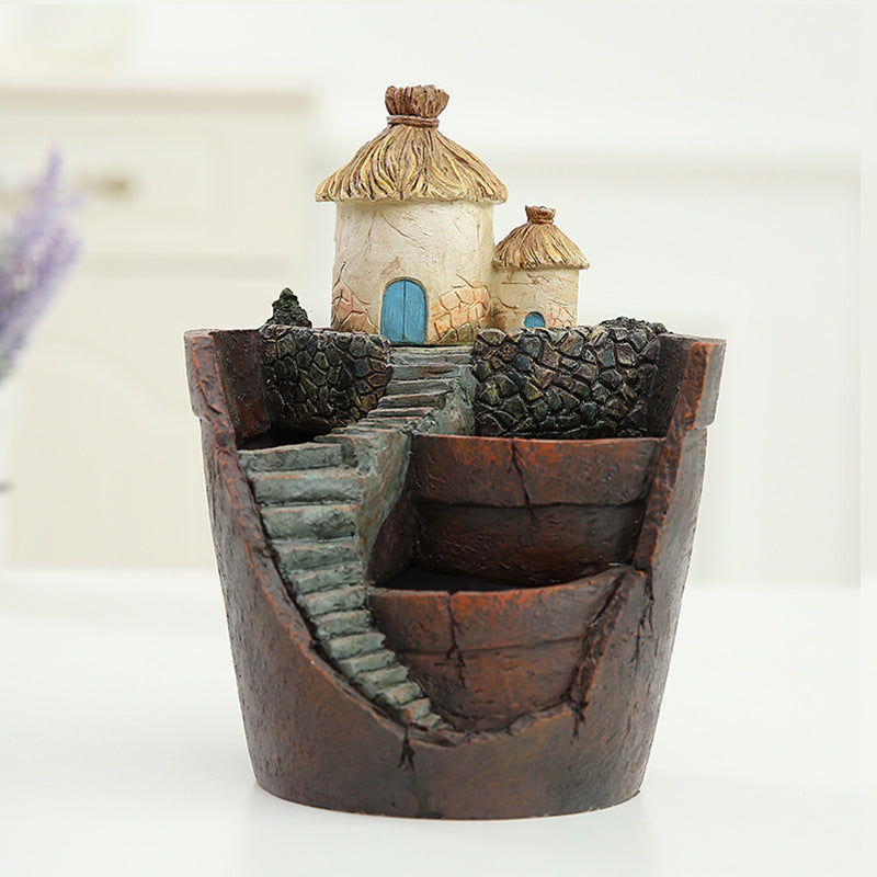Succulent Ornament Decoration Garden Micro Landscape Plant Bonsai Flower Pot