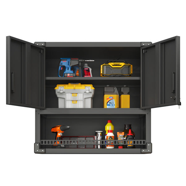 Metal Wall Mounted Tool Storage Cabinet