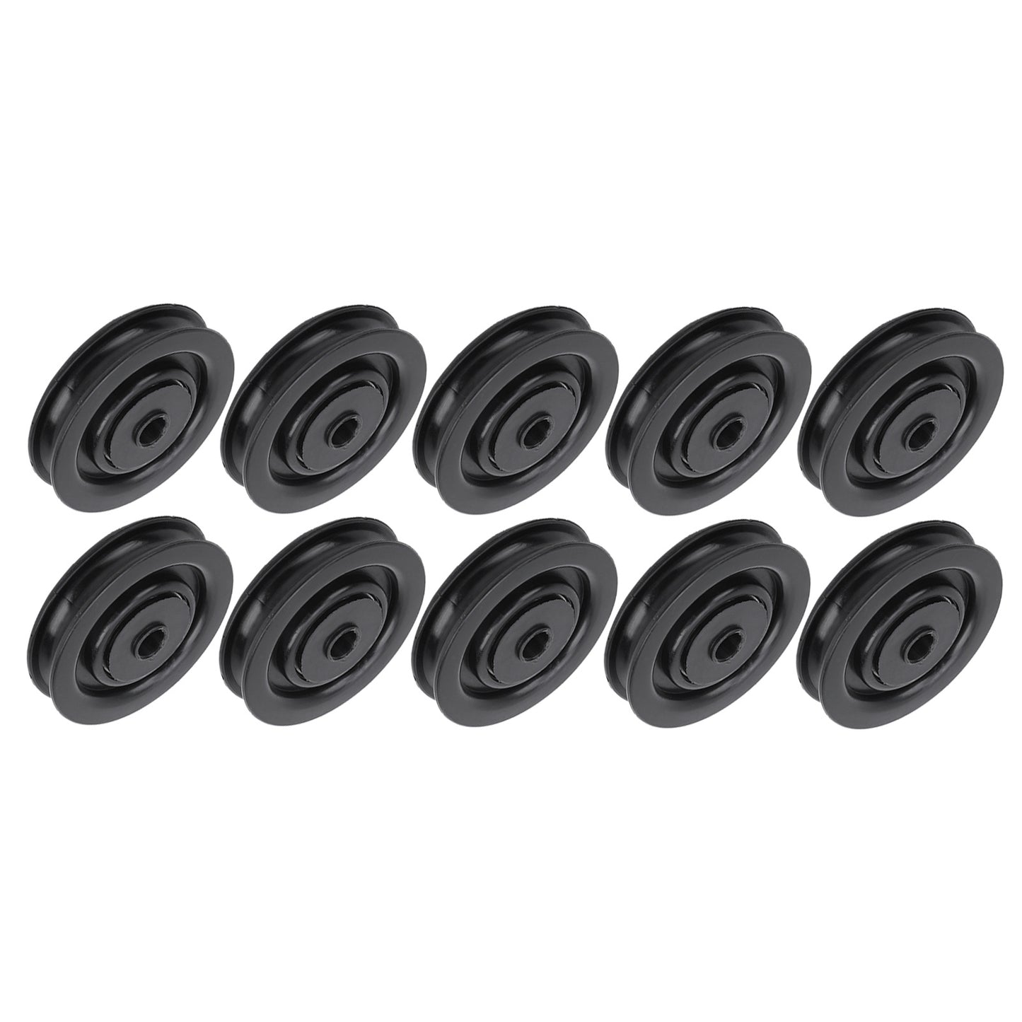 10Pcs Universal Pulley Wheel Fitness Hoisting Equipment Accessories Nylon Bearing Core75mm