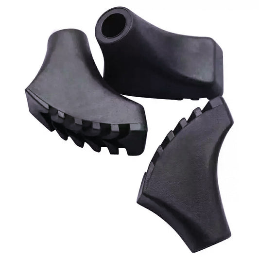 Outdoor Trekking Pole Hoof Foot Cover Rubber Black Universal