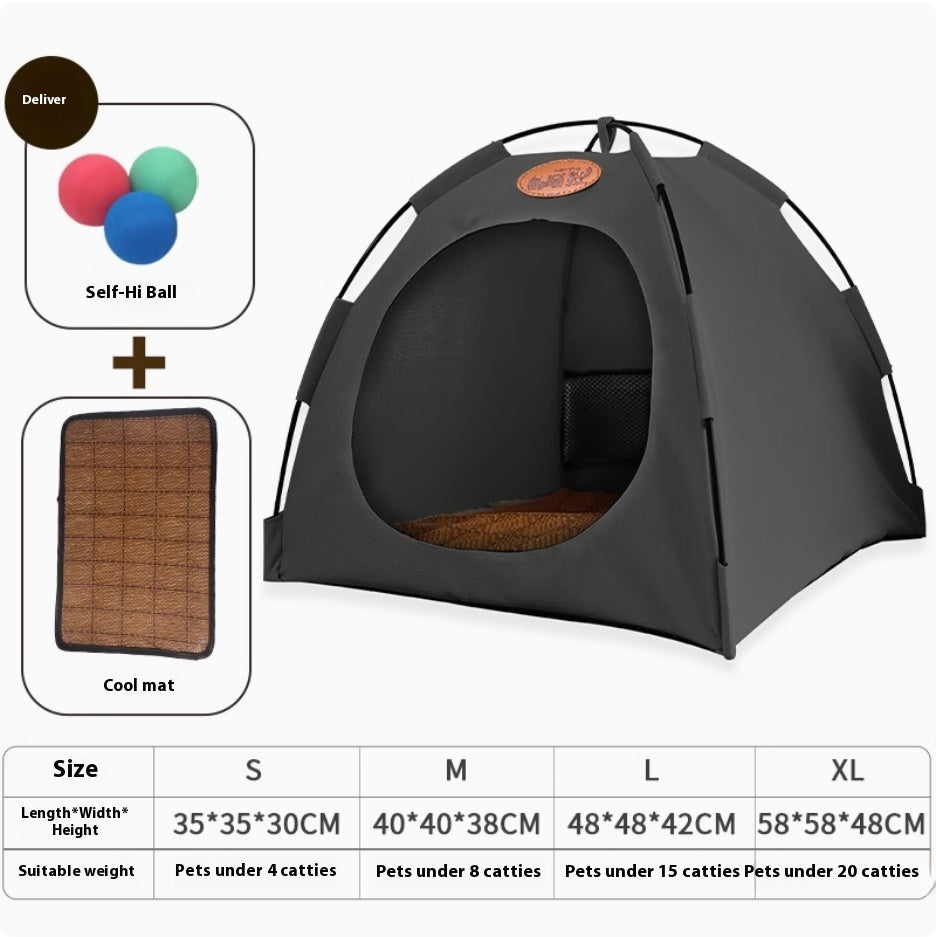Four Seasons General Purpose Semi-enclosed Removable And Washable Cat Tent