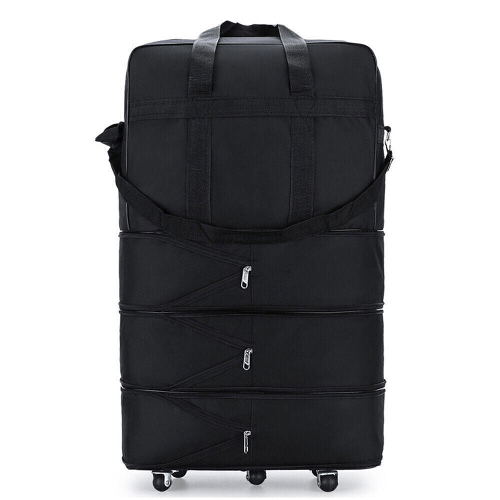 42 6 Wheels Extra Large Lightweight Luggage Trolley Suitcase Travel Bag Handbag
