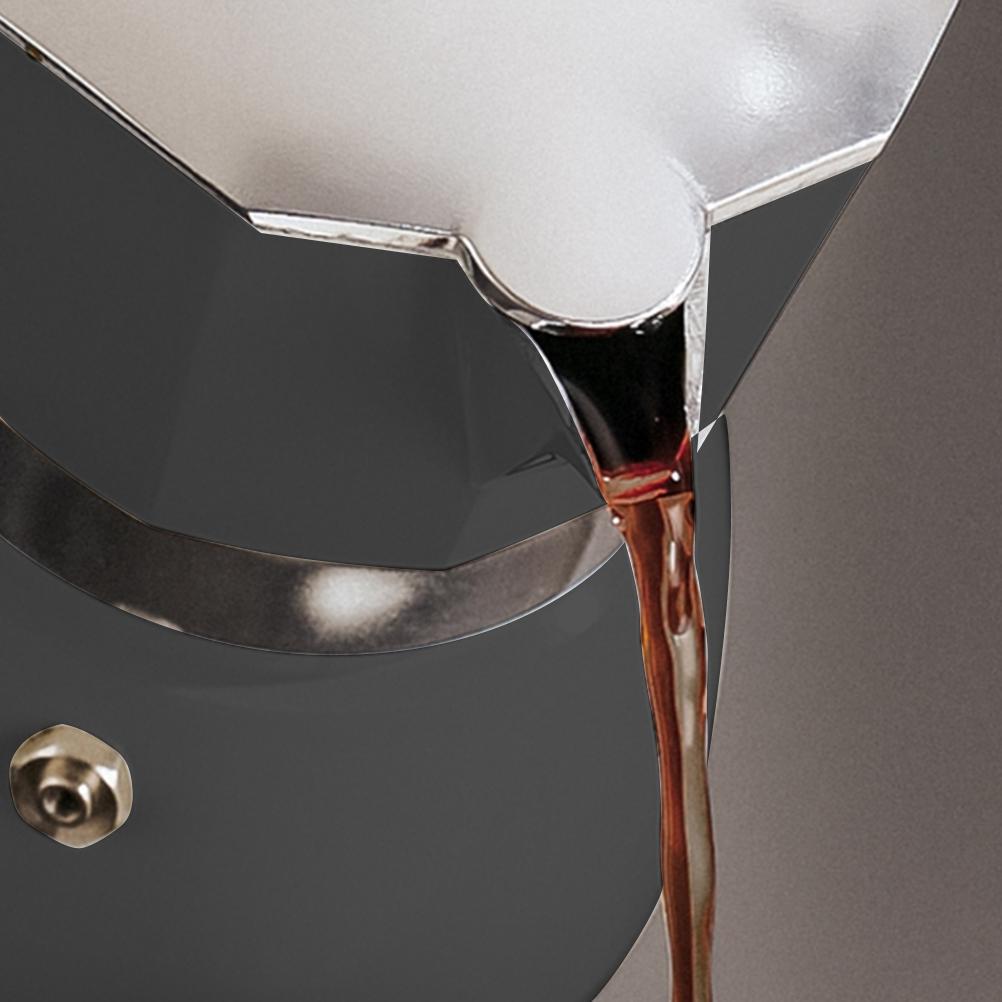 150ML/300ML Portable Aluminum Italian Style Espresso Maker Moka Pot Coffee Maker Household Mocha Cold Extract Pot for Making Cappuccino Latte