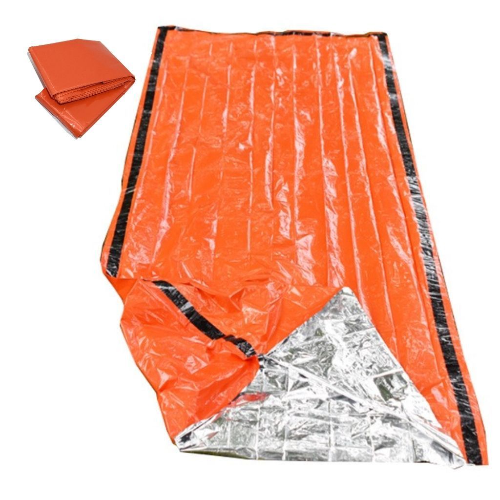 Thermal Insulation Emergency Sleeping Bag Orange Outdoor First-aid