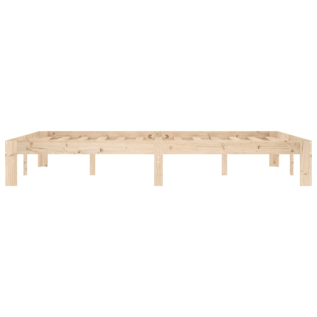 vidaXL Bed Frame without Mattress Solid Wood Pine 140x200cm