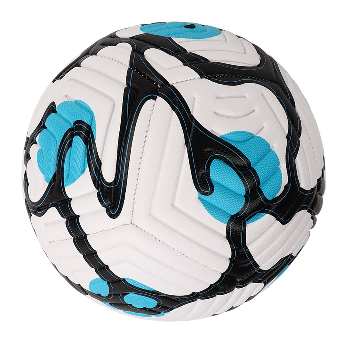 No. 5 Soccer Indentation Adult Training Soccer Standard English Football for Soccer Games Practice Blue