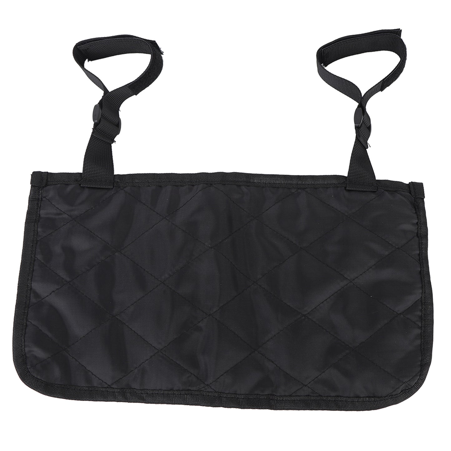Wheelchair Side Bag Armrest Accessories Black Wheelchair Pouch Storage Bag for Disabled