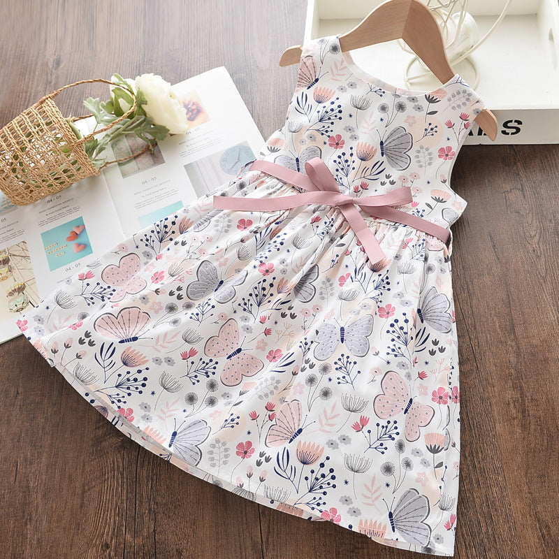 Girls Skirt Simple Elegant Dress Princess Dress