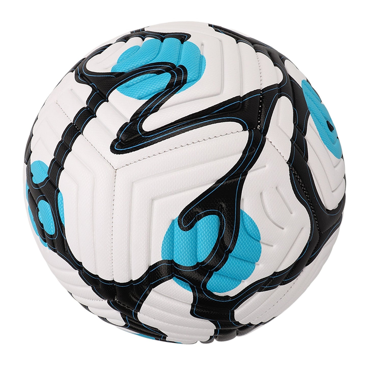 No. 5 Soccer Indentation Adult Training Soccer Standard English Football for Soccer Games Practice Blue
